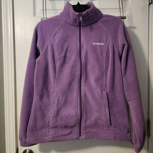 Womens Columbia zip Fleece Med.